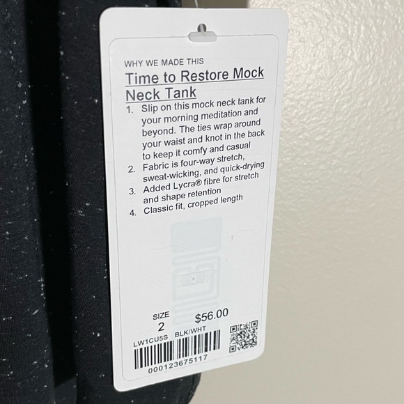 NWT Lululemon Time To Restore Mock Neck Tank - Picture 13 of 13